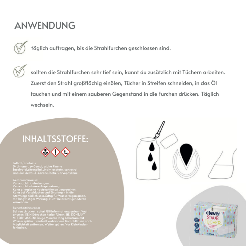 Huföl Produktfolder – Hufpflege für Pferde