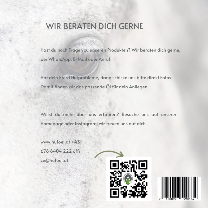 Huföl Produktfolder – Hufpflege für Pferde